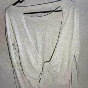 Fabletics Open Back Long Sleeve Shirt